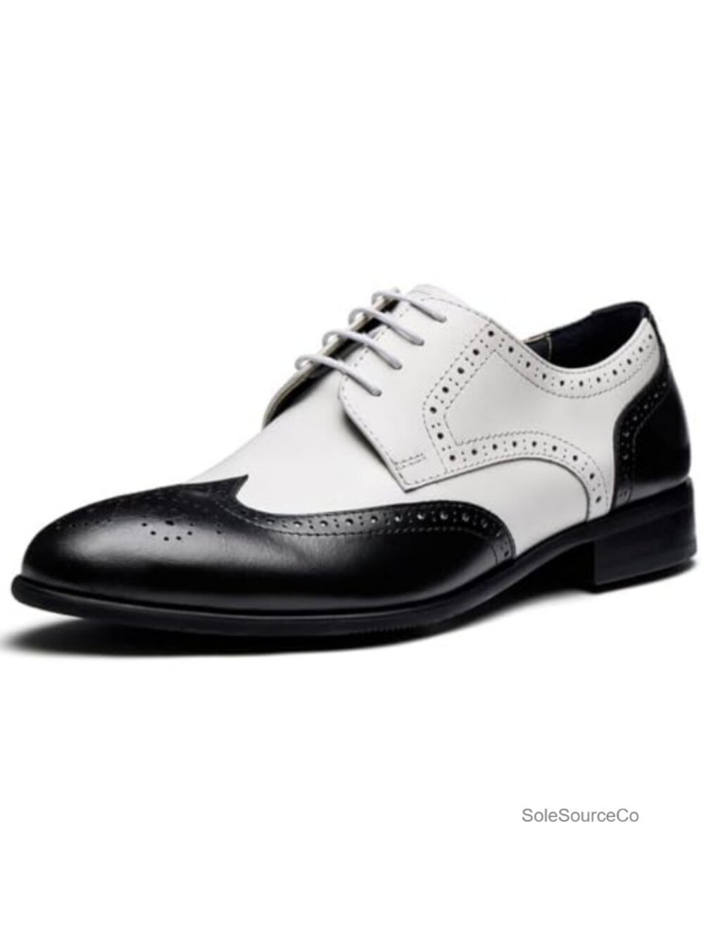 Mens Leather Wingtip Derby Dress Shoes Formal Business Derby